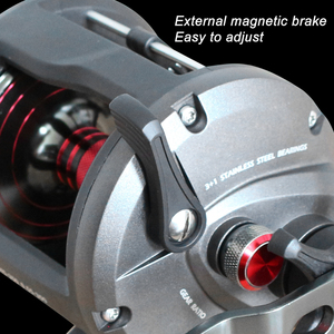 Carrete de pesca marina de fundición de 300L con arrastre máximo 8kg - Product Image 3