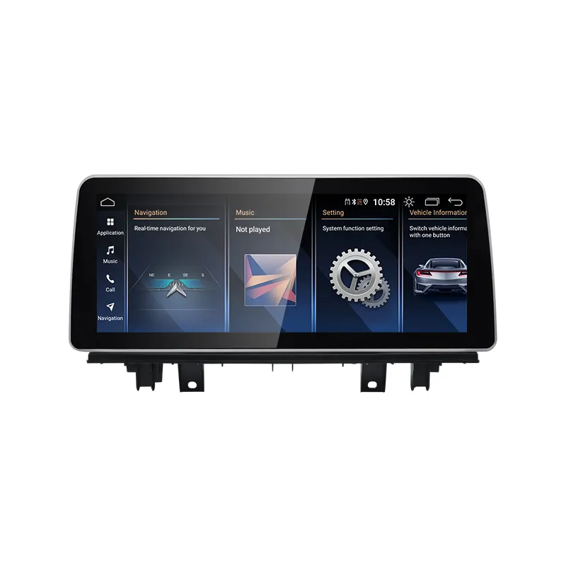 Snapdragon665 12,3 pulgadas inalámbrico Apple Carplay Auto Android 12 coche Multimedia para BMW X1 F48 X2 unidad principal Radio Bluetooth NBT