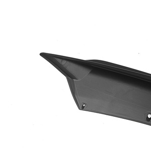 สปอยเลอร์กันชนหน้า BMW สีดำเงา ลายคาร์บอน สำหรับ E90 ปี 2009-2011 รุ่น Non MT วัสดุ ABS - Product Image 5