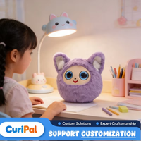 Robot de Aprendizaje Interactivo Digital Eléctrico Personalizado para Niños, Juguete Educativo de Peluche Interactivo con Temática de Anime