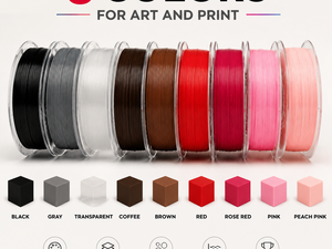 Filamento PLA Neutro de 1.75mm, 1KG, 330M, 8 Colores para Lápiz y Impresora 3D, Transparente, Color Café, Suministro Estable, Bambu Lab, Creality - Product Image 5