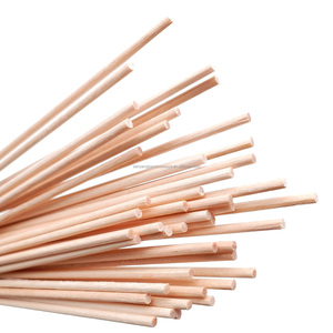 Bastoncini di Legno Rotondi da 152mm di Lunghezza e 2,5mm di Diametro per Modellismo/Artigianato Creativo/Fai-da-Te - Product Image 2