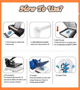 Dtf Sublimation Heat Transfer PET Film High Temperature Heat Transfers for Clothing for <b>T</b>-Shirts - Product Image 5