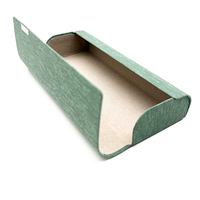 Étui rigide pliable en cuir pour lunettes de soleil, présentoir à lunettes, sac de rangement pour lunettes, économique