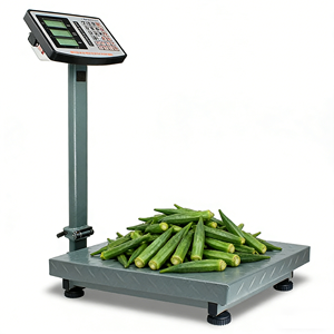 <span class=keywords><strong>Balance</strong></span> électronique numérique 400 kg avec écran LED, plateforme en acier au carbone, personnalisable OEM/ODM pour la pesée - Product Image 1