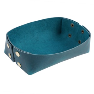 Boshiho Storage Container Box Genuine Leather Catchall Leather Organizer for Jewelry and <b>Coin</b> Phone Key <b>case</b> - Product Image 1