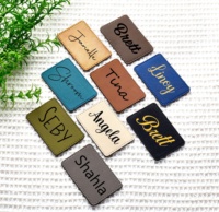Patch de nom personnalisé, Patch en similicuir, Patch en cuir gravé avec nom, Patch pour bonnet, Patchs en cuir à coudre, Patch thermocollant