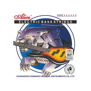 Alice A606 advanced steel cores even-steady vibration electric bass strings good tenuto electric bass strings