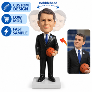 Statuette <span class=keywords><strong>Personalizzate</strong></span> Bobble Head per Sposo, Regalo di Nozze, Figurina in Resina Personalizzata per Testimone, Anniversario, Souvenir - Product Image 5