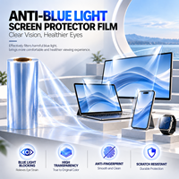 Filter Layar Privasi 2 Arah untuk Monitor Meja Anti-Spy Anti-Silau Pelindung Layar PET 21,5 Inci 23,8 Inci 27 Inci