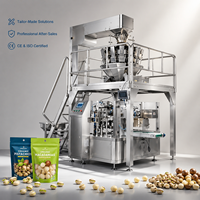 Machine de remplissage automatique professionnelle pour sachets préformés, machine d'emballage de noix, équipement d'emballage rotatif à haute efficacité