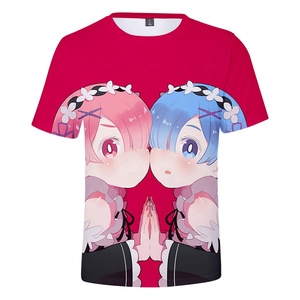 Nuovi disegni all'ingrosso vendita calda maglietta in <span class=keywords><strong>stile</strong></span> <span class=keywords><strong>giapponese</strong></span> fornitore di magliette Anime stampate in 3d da donna - Product Image 5