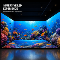 Pantalla LED Inmersiva para Interiores, Video Wall Multisuperficie a Todo Color para Exposiciones, Museos y Salas de Experiencia Digital