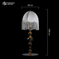 Décoration de table de luxe pour événements de mariage et fêtes, centre de table en métal doré avec lampe LED et télécommande