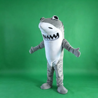 Costume de mascotte de requin XL pour adulte, conçu sur mesure, en matériau EVA, avec détection par aiguille, combinaison amusante pour Halloween, pour hommes et femmes, idéal pour les fêtes