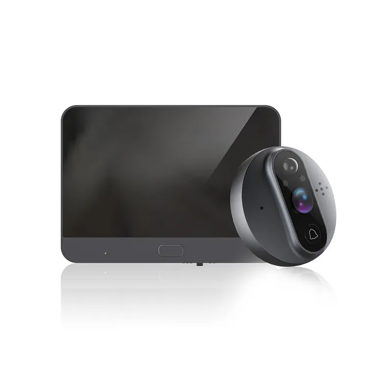 Видеодомофон 1080P Tuya с Wi-Fi, проводное программное обеспечение, Бесплатная загрузка, дверной звонок с Wi-Fi камерой