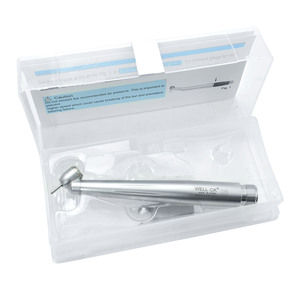 Стоматологический наконечник WELLER Factory, высокоскоростной, 45 градусов, с LED-подсветкой, 2/4 отверстия, с распылителем, турбинный, электрический, сертифицирован CE, класс А - Product Image 3