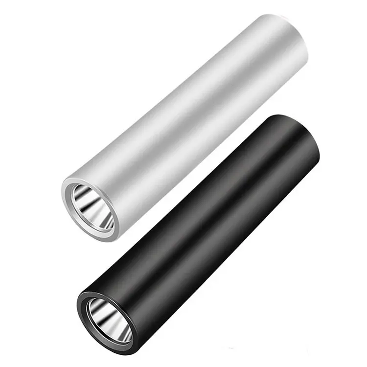 Boyid Senter Led Alloy Aluminium, Senter Mini Super Terang Pengisian Daya USB, Senter LED Alloy Aluminium Tahan Air 5W