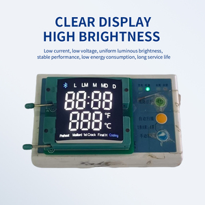 Nhà sản xuất tùy chỉnh phổ biến cathode anode thời gian nhiệt độ Bảng hiển thị LED kỹ thuật số Đồng hồ treo tường LED hiển thị kỹ thuật số ống - Product Image 2