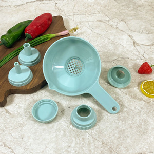 Entonnoir en plastique multifonctionnel pour cuisines, entonnoir de grand diamètre pour vinaigrette, confiture, huile et vin - Product Image 2