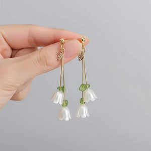 Orecchini a Clip di moda gotico da donna di tendenza in lega di perle oro rosa vendita calda gioielli all'ingrosso - Product Image 2