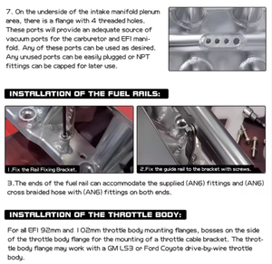 Новый впускной коллектор из модифицированного алюминиевого сплава с увеличенным диаметром 102 мм/92 мм для CHEVROLET ORLANDO SK7 2020- (модели LS, LS2, LS6, 4.8L, 5.3L) - Product Image 3