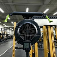 Simulador de Esquí con Resistencia al Aire para Montar en la Pared, Ahorra Espacio, Montable en Rack, Equipo Funcional para Gimnasio y Fitness