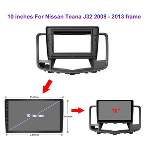 ระบบนำทาง GPS รถสี่คอร์ DSP Rds ระบบเสียงแอนดรอยด์10นิ้วสำหรับ Nissan <span class=keywords><strong>Teana</strong></span> J32 2008 2009 <span class=keywords><strong>2010</strong></span> 2011 2012 2013เฟรม - Product Image 2