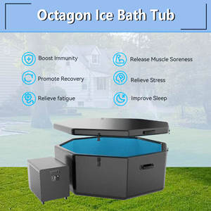 HAPPYGO-Bañera fría inflable portátil octogonal grande DWF, logotipo de PVC para eventos <span class=keywords><strong>comunitarios</strong></span>, deportes, recuperación de hielo - Product Image 5