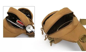 Sac de poitrine à bandoulière simple personnalisé avec logo pour le sport et les voyages d'affaires - Product Image 2