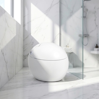 WC intelligent de luxe à montage au sol avec chasse d'eau S-trap, siège chauffant automatique et design moderne – Confort optimal et utilisation facile