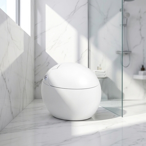 Automatische Toilette mit beheiztem Sitz, S-Trap-Abfluss, bodenmontiert, modernes Design – luxuriöse, komfortable Smart-Toilette mit einfacher Bedienung - Product Image 3