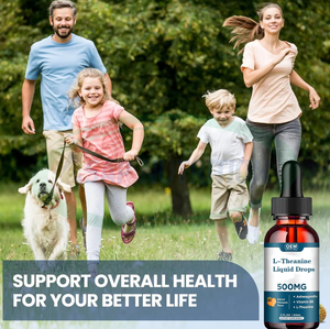 Ausreson OEM <span class=keywords><strong>L</strong></span>-Theanine Drop Price Suplemento para dormir Ashwagandha GABA Extracto de té verde <span class=keywords><strong>L</strong></span> Theanine Liquid Drops - Product Image 4