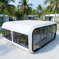 Kabin Apple Mewah Modular Prefabrikasi untuk Proyek Glamping dan Resor Hutan