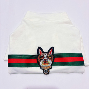 2025 INS été coton T-shirts à manches courtes pour Teddy bouledogue français <span class=keywords><strong>Bichon</strong></span> Frise <span class=keywords><strong>maltais</strong></span> chiens et chats - Product Image 4