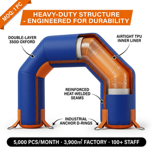 Arco Inflable Profesional CATC para Eventos de Triatlón y Ciclismo, Proveedor Confiable en Más de 60 Países, Servicio de Diseño 3D Gratuito - Product Image 3