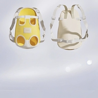 Sac de transport portable pour chat, sac à dos double épaule, harnais frontal pour chat, sac à dos pour petit chien