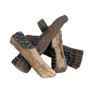 5 piezas usadas <span class=keywords><strong>para</strong></span> <span class=keywords><strong>chimenea</strong></span> de Gas interior Registro de madera Artificial <span class=keywords><strong>para</strong></span> la venta - Product Image 2