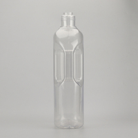 Bouteille vide en plastique de grande capacité pour désinfecter l'eau et les boissons, désinfectant pour les mains, nettoyant à l'huile, en PVC Transparent, vente en gros