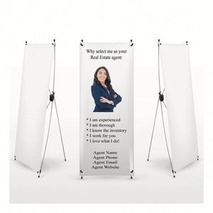 Exhibidores de Banner Tipo X de Buena Calidad, Soportes para Banner Tipo X, Soportes para Banner Pop-Up Grandes para Exposiciones y Publicidad - Product Image 1