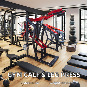 Machine chargée de plaque d'acier libre d'entraînement de force de poids levant la <span class=keywords><strong>presse</strong></span> <span class=keywords><strong>debout</strong></span> de jambe de veau - Product Image 2