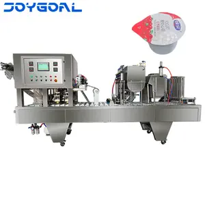 Automatic Jelly Cup Filling And Sealing Machine Plastic Cup Filling And Sealing Machine