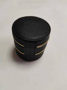 Estuche de viaje para joyas de tres capas con cremallera de PU, caja de cuero sintético de doble capa multifunción para colección. - Product Image 3