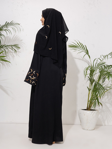 Nueva Ropa Casual para Mujer, Abaya Bordada, Hiyab, Vestido Musulmán, Kimono, Eid, Manga Larga, Holgado, Estilo Árabe, Dubai - Product Image 3