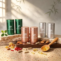Bocaux en verre chromé argenté vides de 4 oz, 12 oz, 16 oz avec couvercle à vis, contenants alimentaires sécurisés pour capsules, compléments alimentaires, poudre de protéines