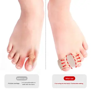 EAGLE SE100 Correcteur d'orteils en gel SEBS à double trou, taille S, pour hommes et femmes, pour <span class=keywords><strong>hallux</strong></span> <span class=keywords><strong>valgus</strong></span> et orteils superposés - Product Image 3