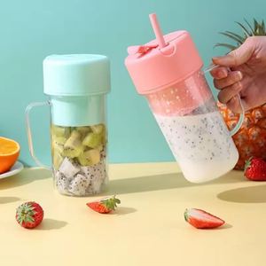 Custom Logo Electric Mini Ice Bottle Blender Home Usb 6 Blades Cup <b>Machine</b> Portable Fruit Pomegranate Juicer - Product Image 2