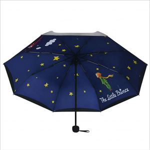 Paraguas Plegable de Tres Secciones de 21 Pulgadas * 8K con Diseño Personalizado del Principito, Precio de Fábrica OEM - Product Image 3