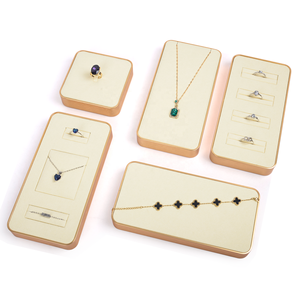 Set Espositore per Gioielli di Lusso CHEN LU Beige - Design Personalizzabile, Struttura in Metallo, Supporto OEM, Eccellenza nel Retail CL-6019 - Product Image 6