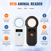 Lector RFID W90D 134.2Khz LF Fdx B, Escáner de Microchip para Etiquetas de Oreja de Animales, Iso11784/85, Identificación de Ganado Portátil